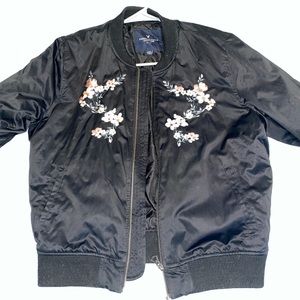 embroidered bomber jacket